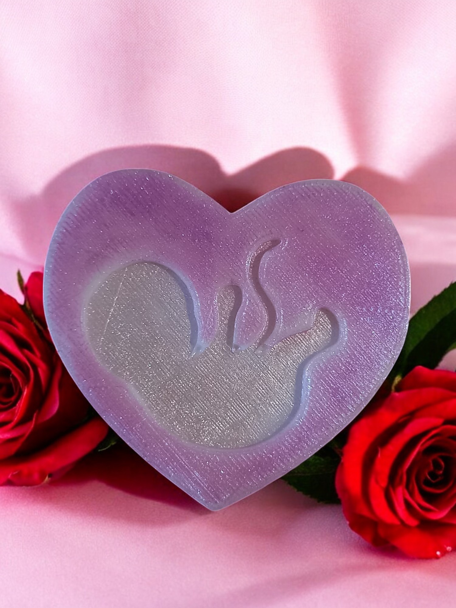 Baby in Hart Zeepje met Mica Meisje (image for) Baby in Hart Zeepje met Mica Meisje